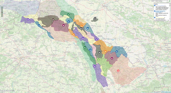 interaktywna mapa sudetów