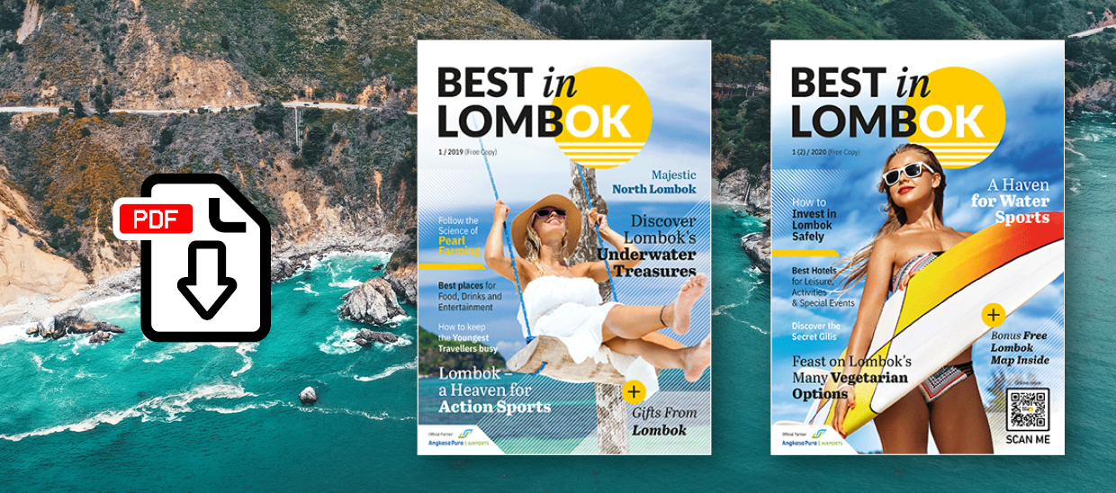 magazyn turystyczny, projekt publikacji, best in lombok