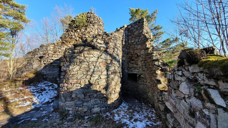 Góry Rychlebskie, Javornik, ruiny zamku Rychleby