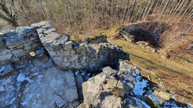 Góry Rychlebskie, Javornik, ruiny zamku Rychleby